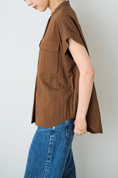 STATE OF MIND(ステートオブマインド) |twill pocket blouse