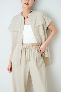 STATE OF MIND(ステートオブマインド) |twill pocket blouse