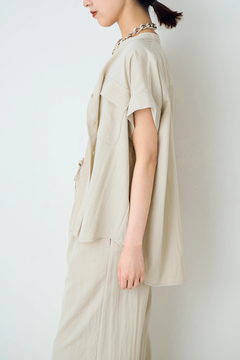 STATE OF MIND(ステートオブマインド) |twill pocket blouse