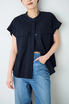 STATE OF MIND(ステートオブマインド) |twill pocket blouse
