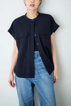 STATE OF MIND(ステートオブマインド) |twill pocket blouse