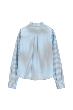 STATE OF MIND(ステートオブマインド) |striped crop shirt