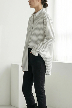 STATE OF MIND(ステートオブマインド) |relaxed stripe shirt