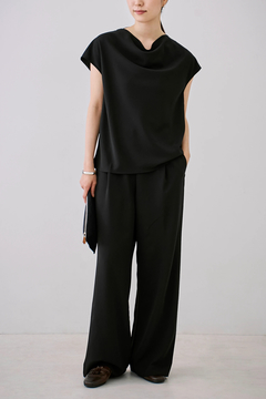 STATE OF MIND(ステートオブマインド) |soft drape blouse