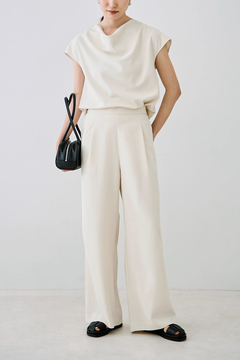 STATE OF MIND(ステートオブマインド) |soft drape blouse