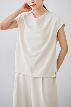 STATE OF MIND(ステートオブマインド) |soft drape blouse