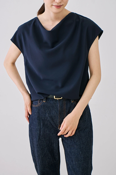STATE OF MIND(ステートオブマインド) |soft drape blouse