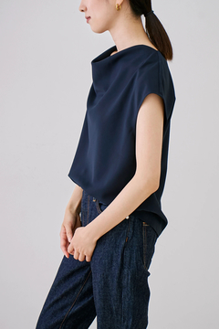 STATE OF MIND(ステートオブマインド) |soft drape blouse