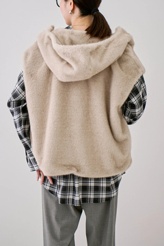 STATE OF MIND(ステートオブマインド) |fur hoodie vest