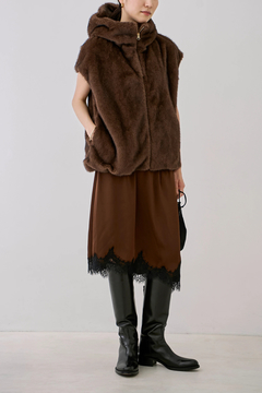 STATE OF MIND(ステートオブマインド) |fur hoodie vest
