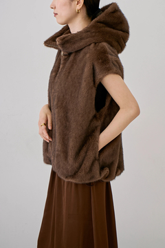 STATE OF MIND(ステートオブマインド) |fur hoodie vest