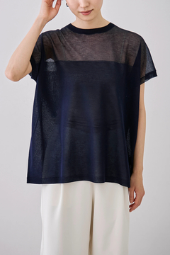 STATE OF MIND(ステートオブマインド) |sheer yoke knit