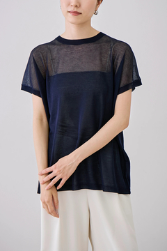 STATE OF MIND(ステートオブマインド) |sheer yoke knit
