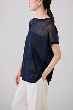 STATE OF MIND(ステートオブマインド) |sheer yoke knit