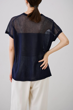 STATE OF MIND(ステートオブマインド) |sheer yoke knit