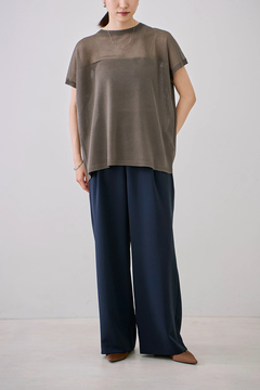 STATE OF MIND(ステートオブマインド) |sheer yoke knit