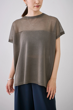 STATE OF MIND(ステートオブマインド) |sheer yoke knit