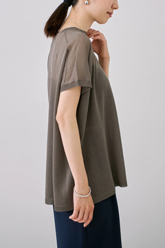 STATE OF MIND(ステートオブマインド) |sheer yoke knit