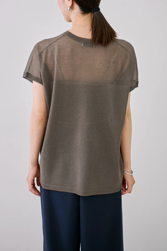 STATE OF MIND(ステートオブマインド) |sheer yoke knit