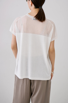 STATE OF MIND(ステートオブマインド) |sheer yoke knit