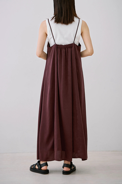STATE OF MIND(ステートオブマインド) |satin camisole dress