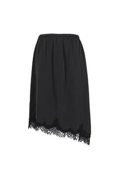 STATE OF MIND(ステートオブマインド) |satin lace skirt