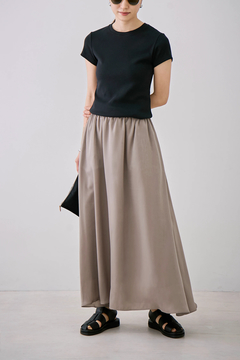 STATE OF MIND(ステートオブマインド) |soft satin skirt