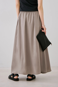 STATE OF MIND(ステートオブマインド) |soft satin skirt