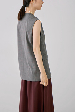 STATE OF MIND(ステートオブマインド) |deep v-neck gilet