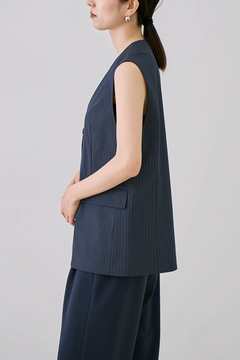STATE OF MIND(ステートオブマインド) |deep v-neck gilet