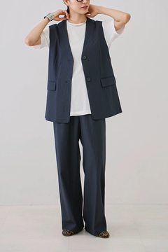 STATE OF MIND(ステートオブマインド) |deep v-neck gilet