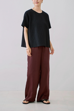 STATE OF MIND(ステートオブマインド) |boucle jacquard top