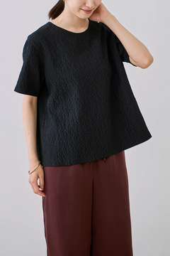 STATE OF MIND(ステートオブマインド) |boucle jacquard top