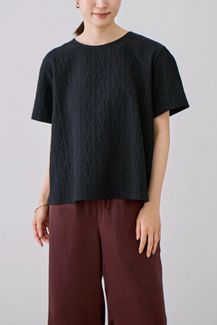 STATE OF MIND(ステートオブマインド) |boucle jacquard top