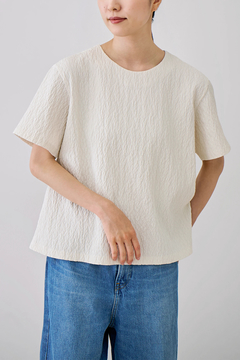 STATE OF MIND(ステートオブマインド) |boucle jacquard top