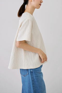 STATE OF MIND(ステートオブマインド) |boucle jacquard top