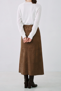 STATE OF MIND(ステートオブマインド) |eco suede skirt