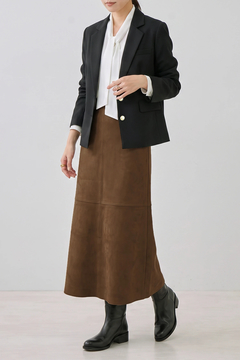 STATE OF MIND(ステートオブマインド) |eco suede skirt