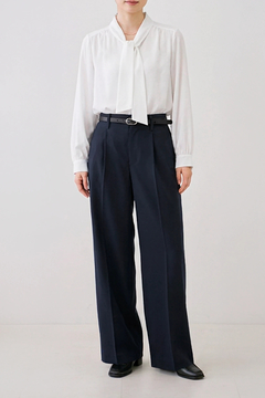 STATE OF MIND(ステートオブマインド) |drape tie blouse