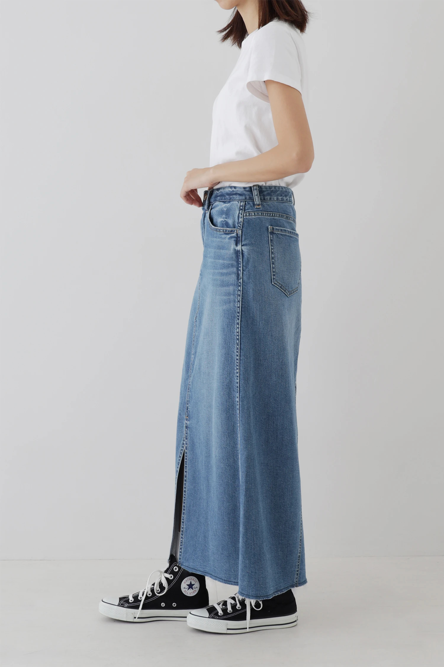 allureville - HealthyDENIM グレー ヘルシーデニム