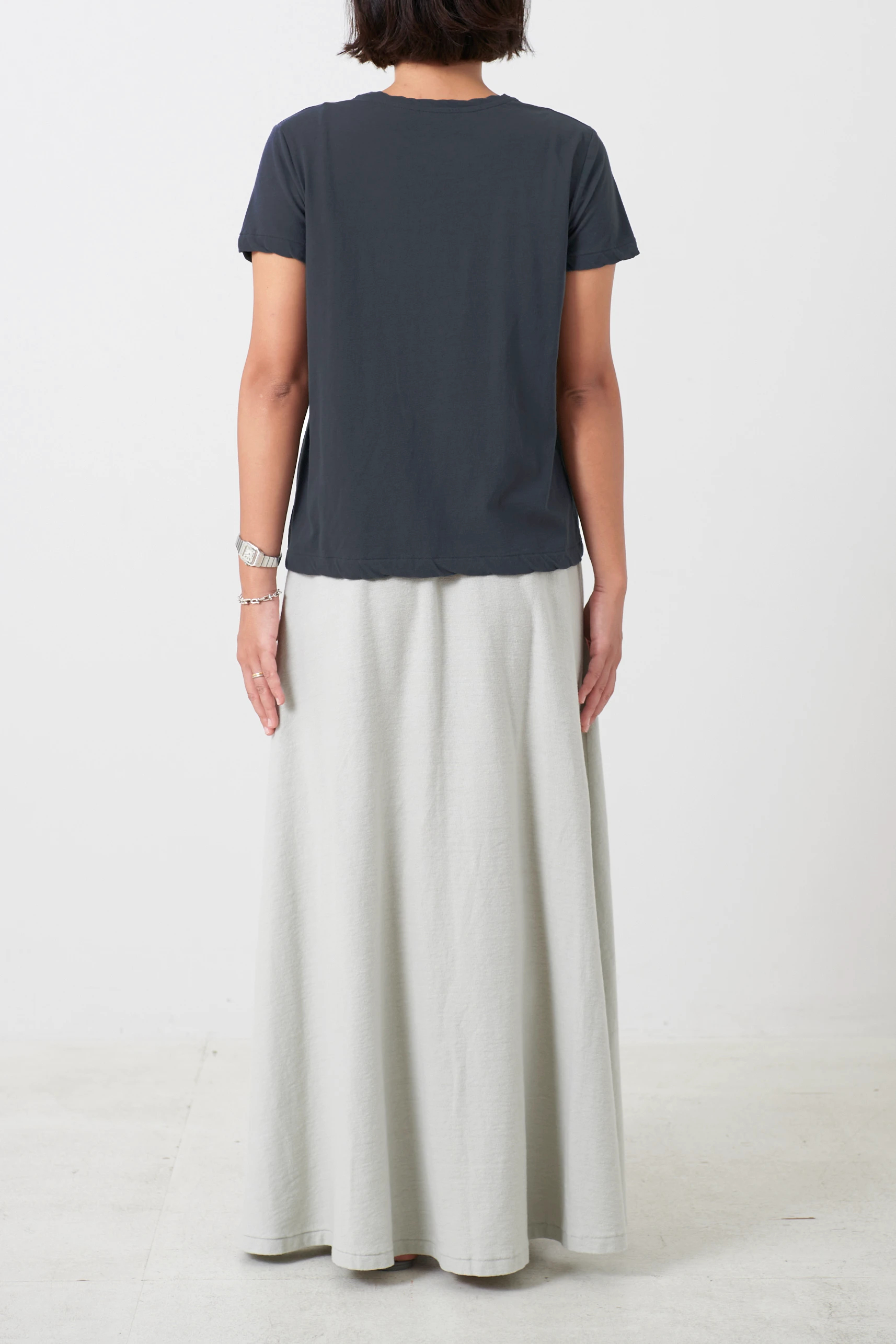 L'appartement グレーコード French sleeve Tee フード付き編み込みニットコート[品番：LVLW0000347]｜Frenchic