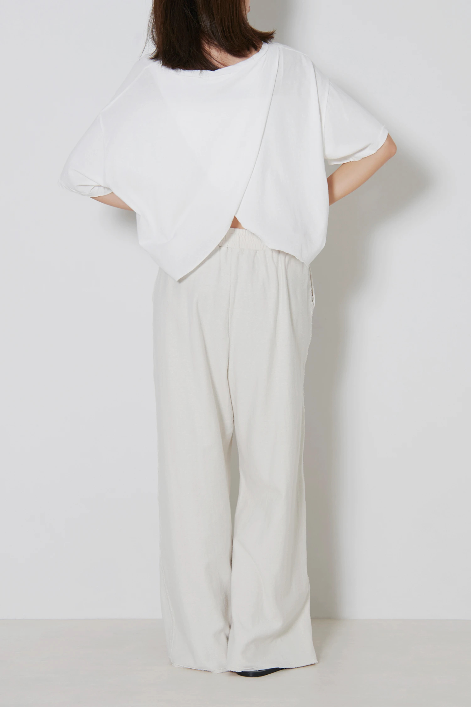 コート yuka*tomo Ultra Right Washable High Function Jersey No Collar Jacket