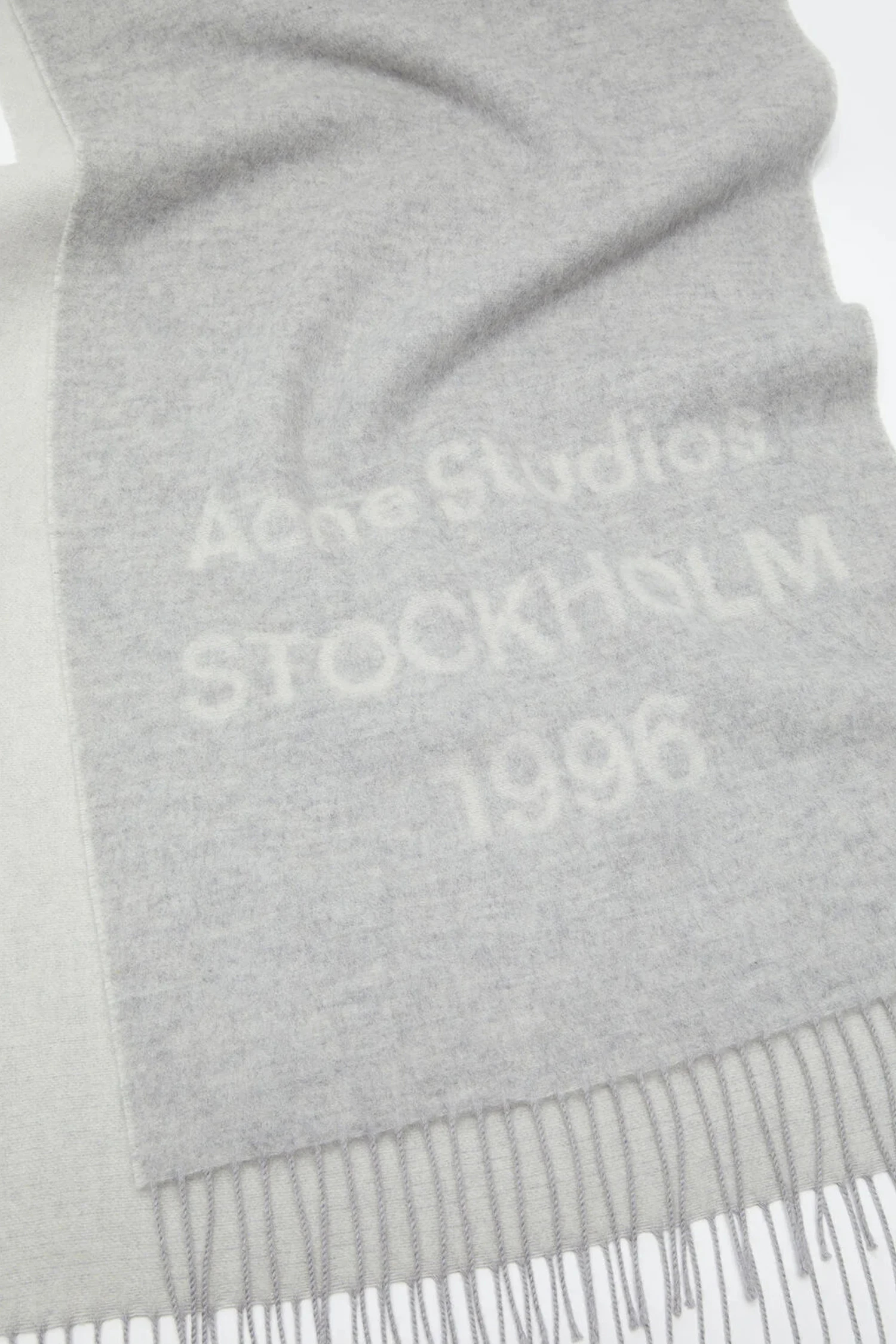 Acne studios アクネ ストゥディオズ バージンウール ライトグレー Acne Studios（アクネ ストゥディオズ） アクネ コットンパンツ ワイド