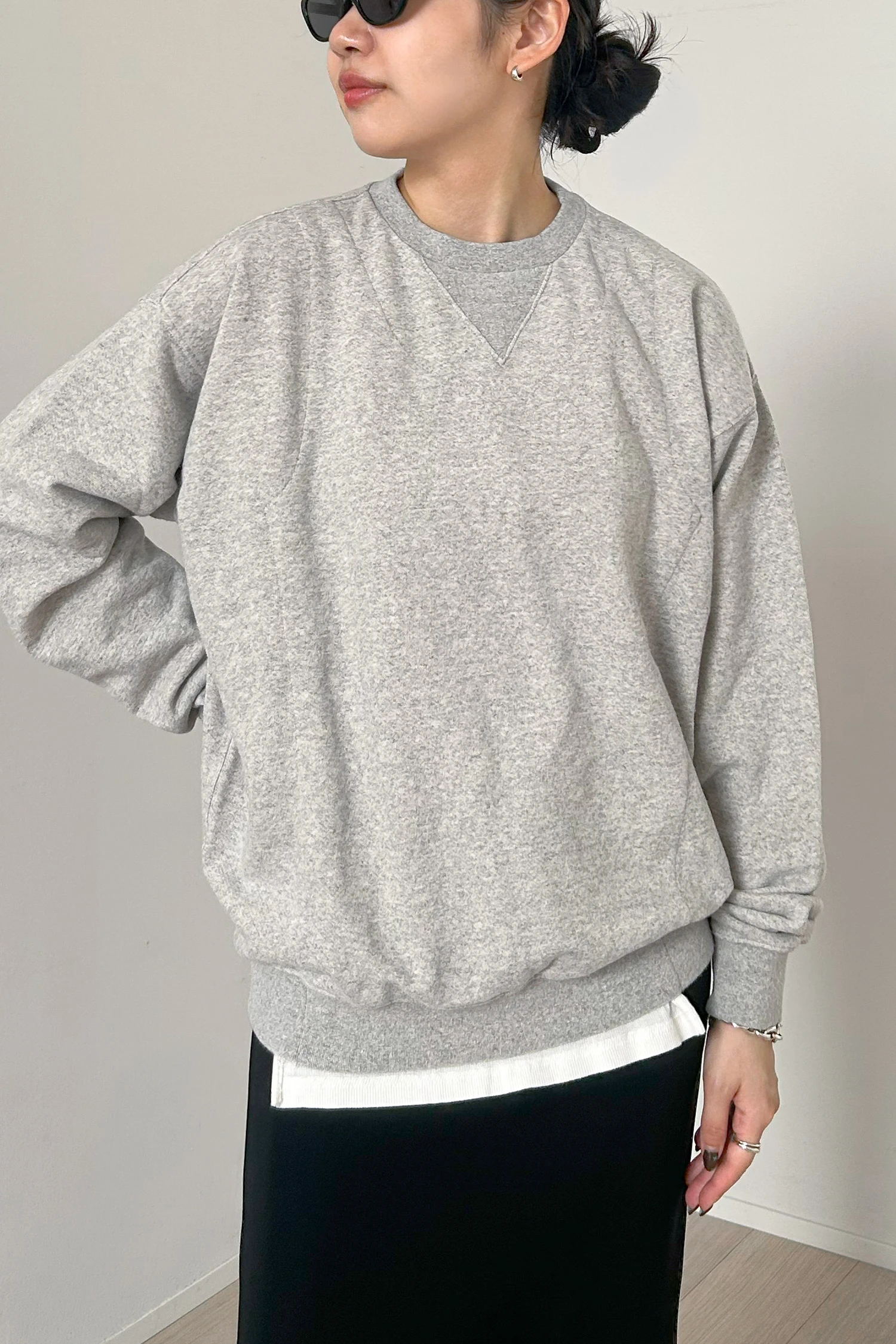 Maison Margiela（メゾンマルジェラ）｜DOUBLE LAYERED SWEATSHIRT