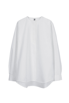 TOTEME(トーテム) |Collarless shirt