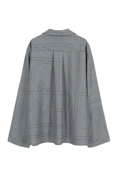 TOTEME(トーテム) |Monogram flannel pj top