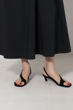 TOTEME(トーテム) |Suede Heeled Thong Sandals