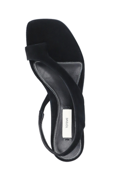 TOTEME(トーテム) |Suede Heeled Thong Sandals