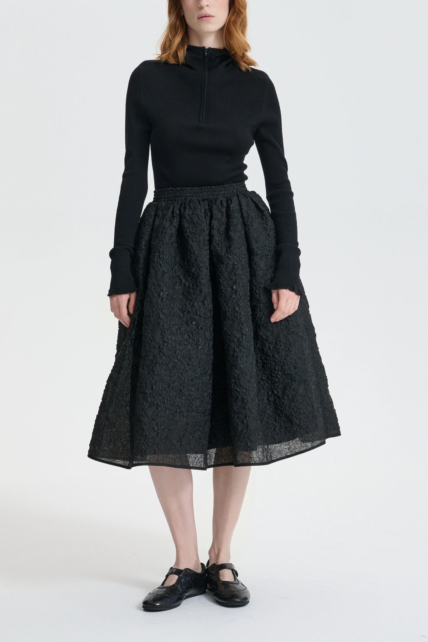 未使用 新品 CECILIE BAHNSEN スカート 黒 セシリーバンセン スカート | CECILIE BAHNSEN (Women)/セシリー バンセン | 三越伊勢丹