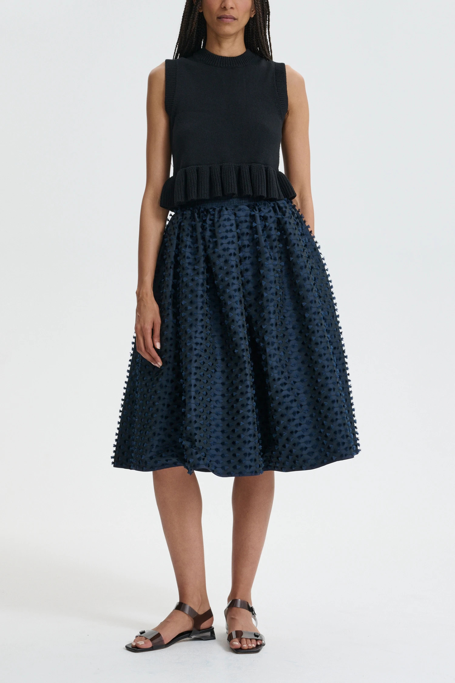 専用　Cecilie Bahnsen Ocean スカート　8サイズ黒 Cecilie Bahnsen(セシリー バンセン)】 OCEAN SKIRT｜PARIGOT ONLINE